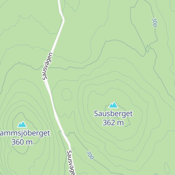 Map of Sausstugan