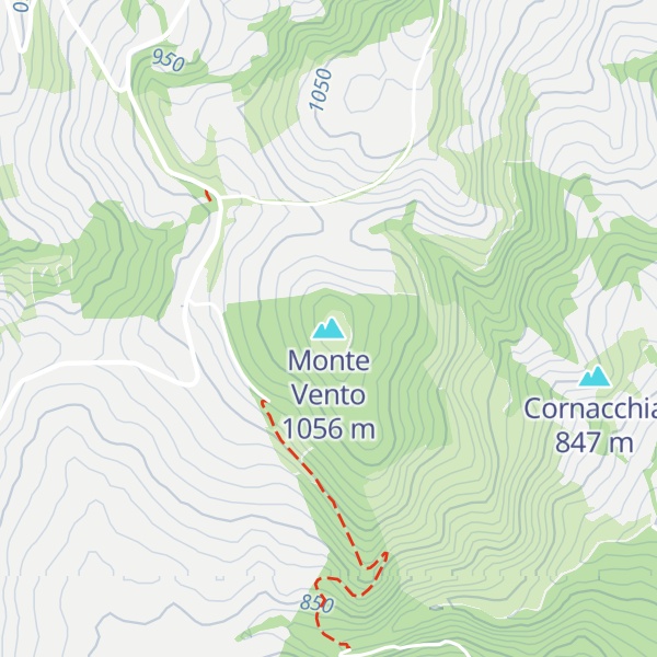 Map of Monte Vento