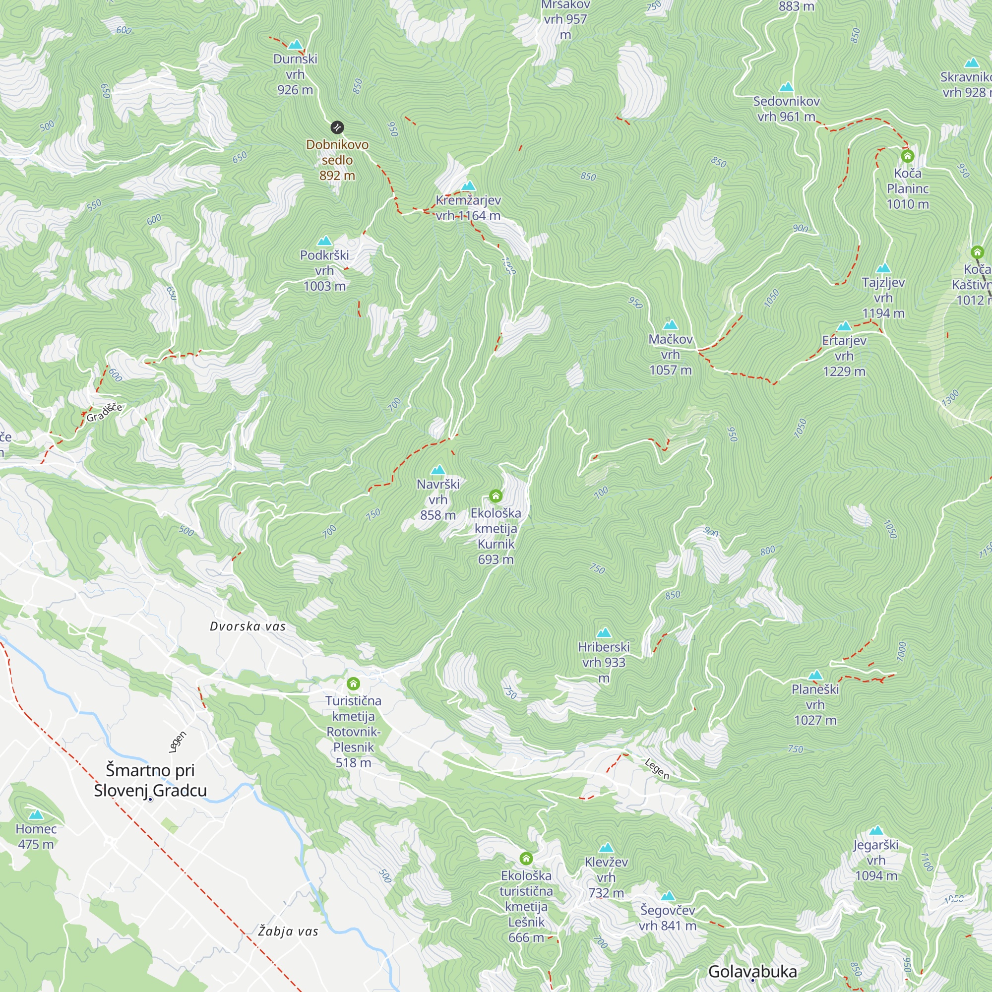 Ekološka kmetija Kurnik map