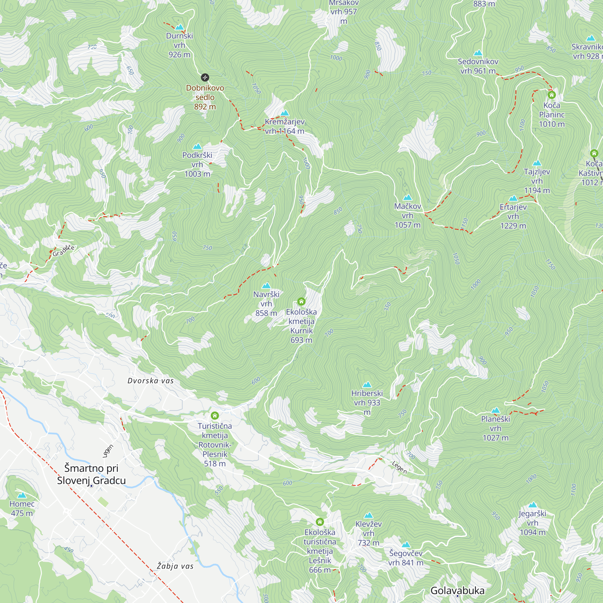 Ekološka kmetija Kurnik map