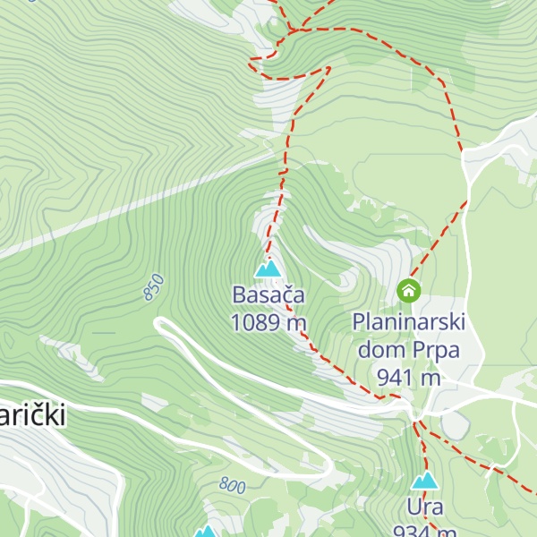 Map of Basača