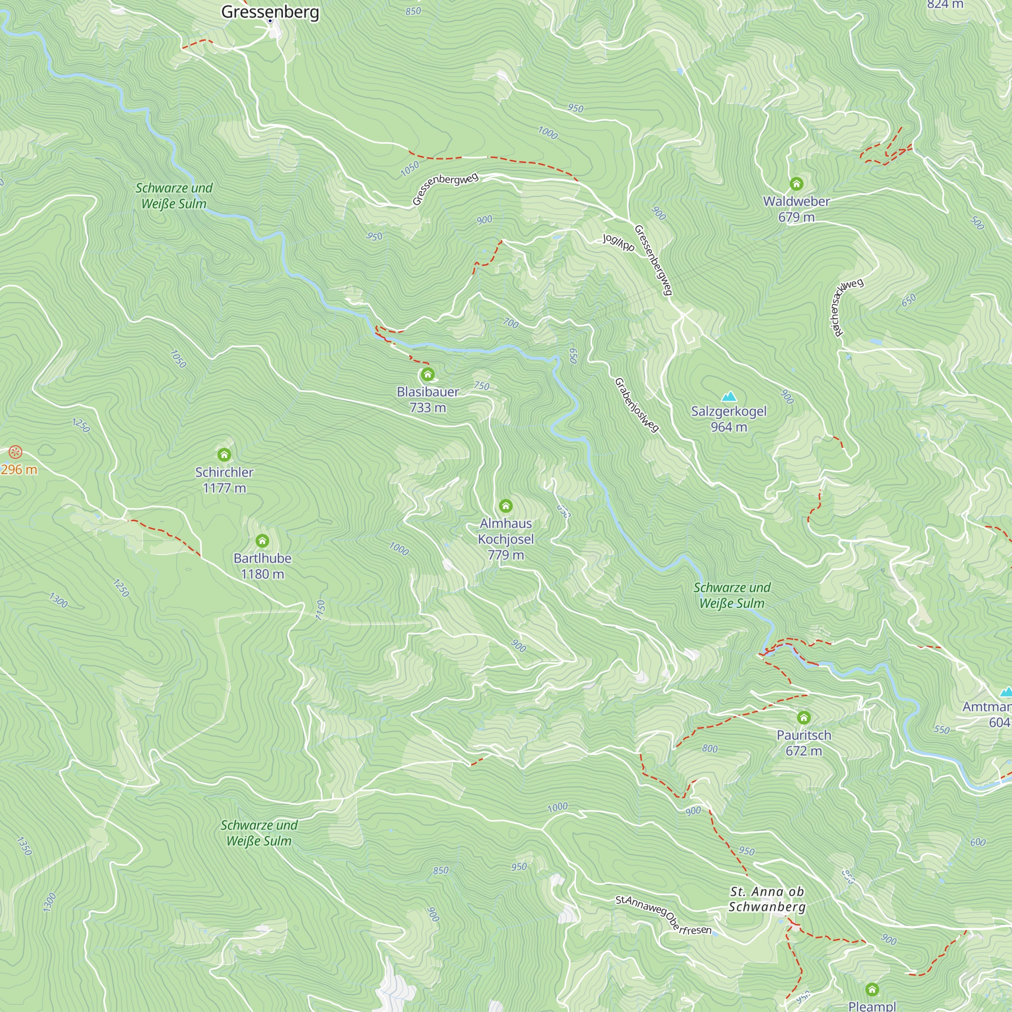 Almhaus Kochjosel map