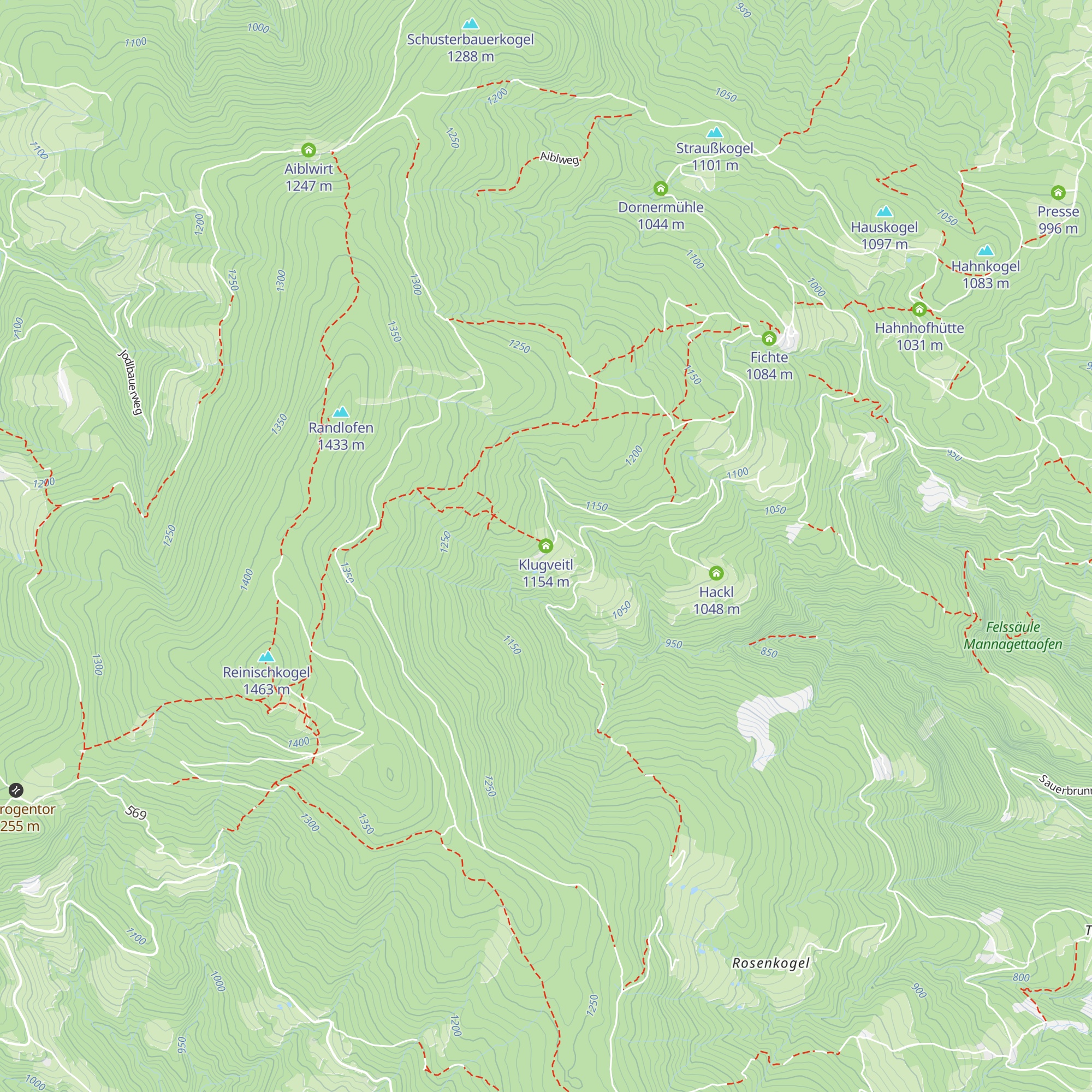 Klugveitl map