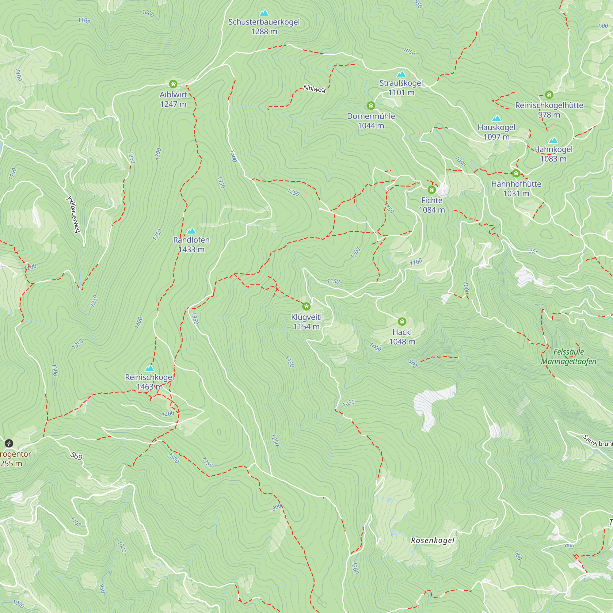 Klugveitl map