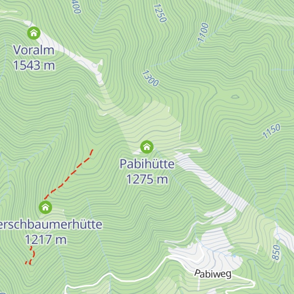Map of Pabihütte
