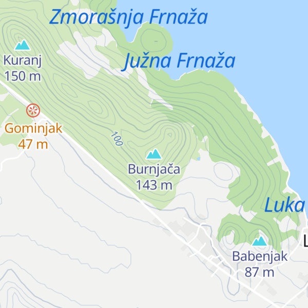 Map of Burnjača