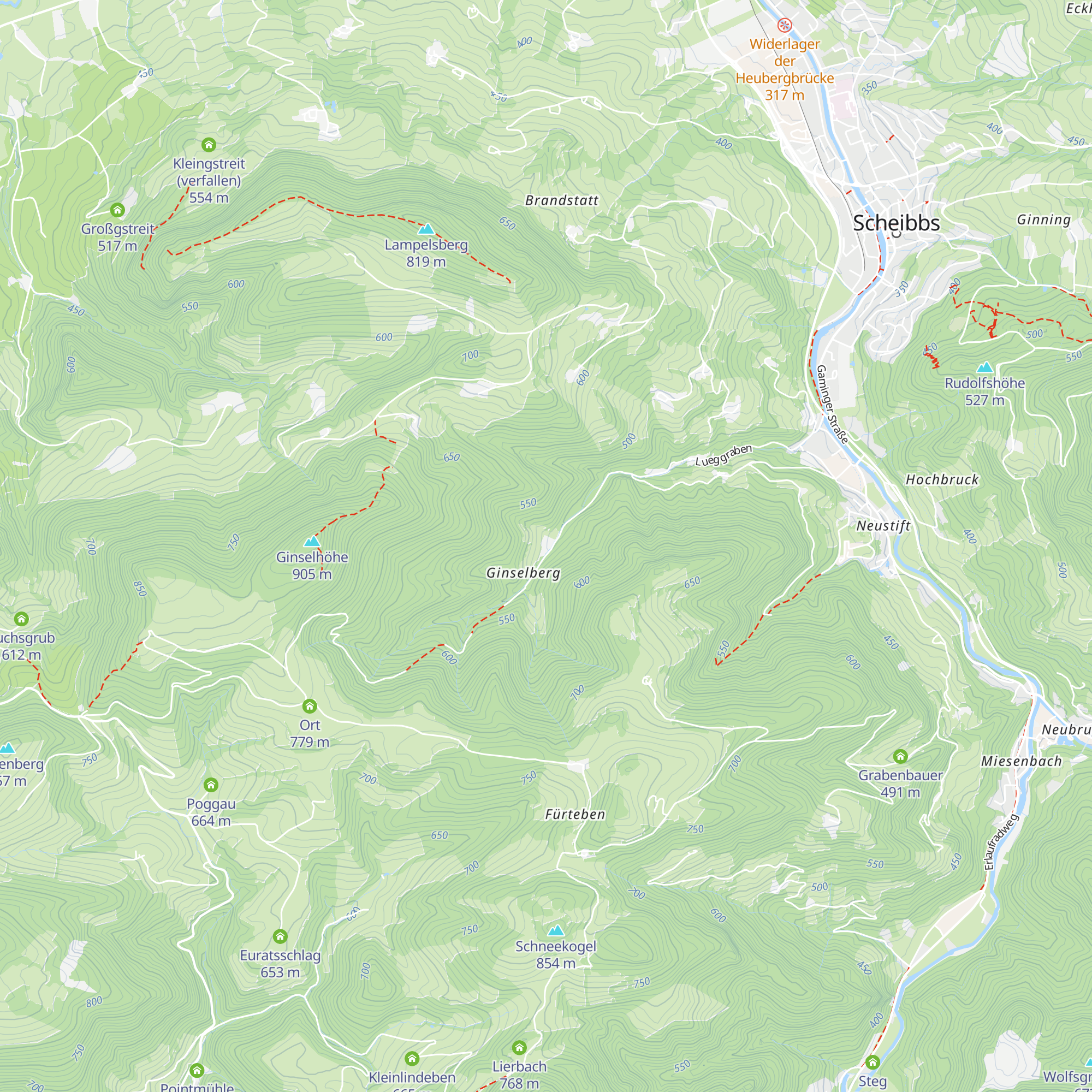 Haus Lueg map