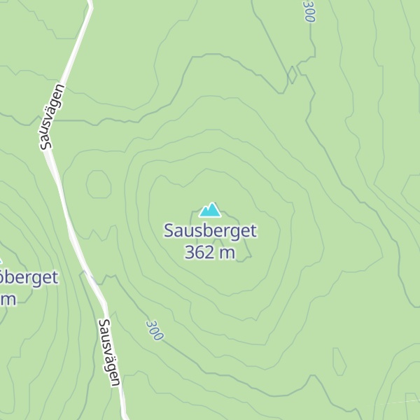 Map of Sausberget