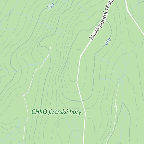 Map of Olivetská hora