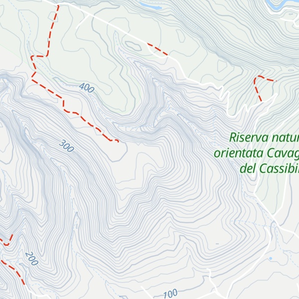 Map of Monte d'Oro