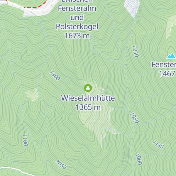 Map of Wieselalmhütte