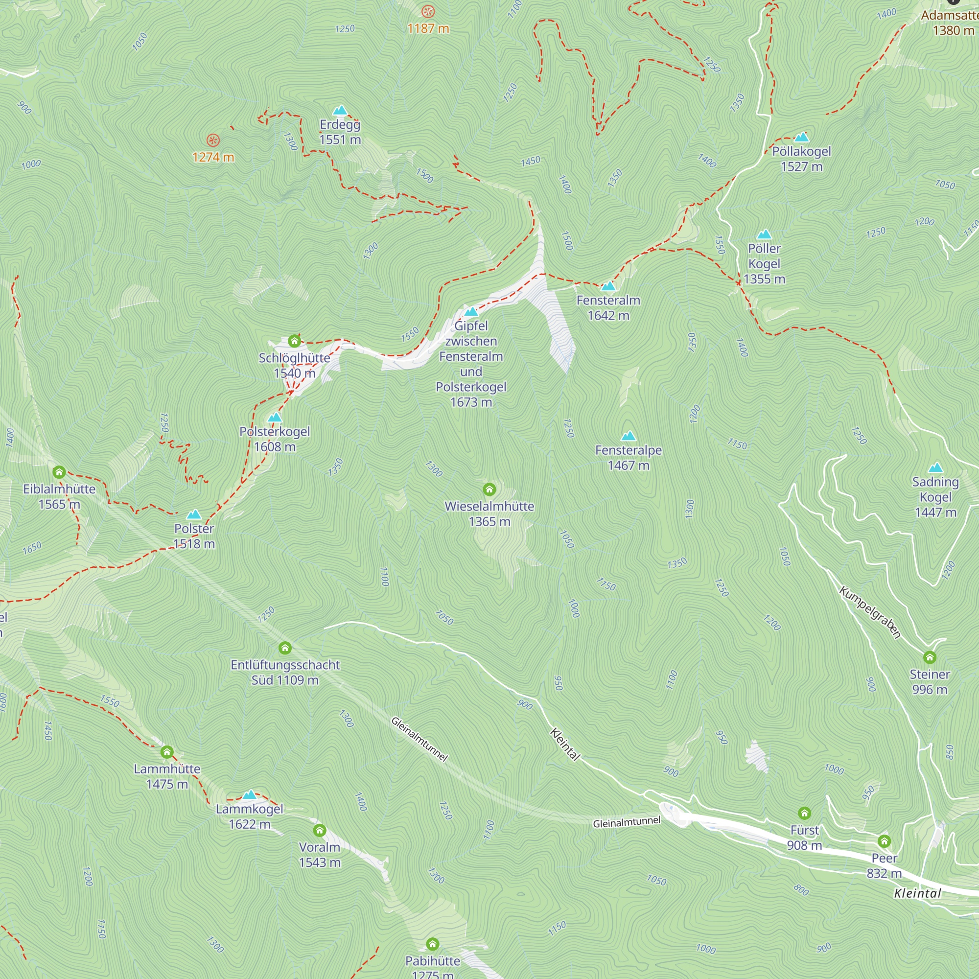 Wieselalmhütte map