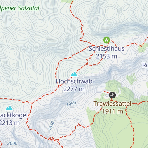 Map of Hochschwab