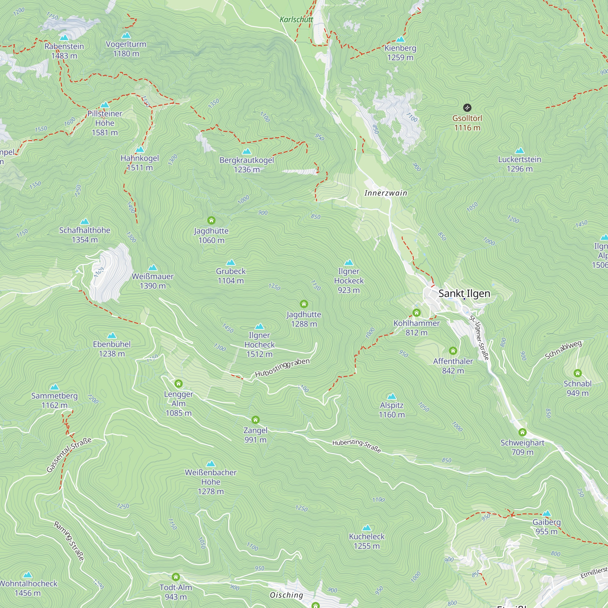 Jagdhütte map