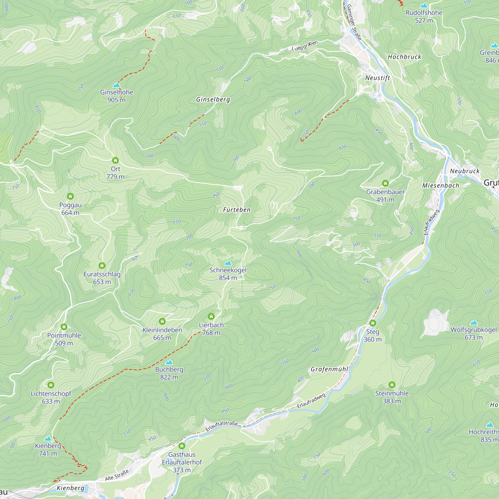 Schneebichl map