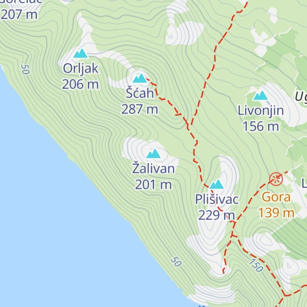 Map of Žalivan