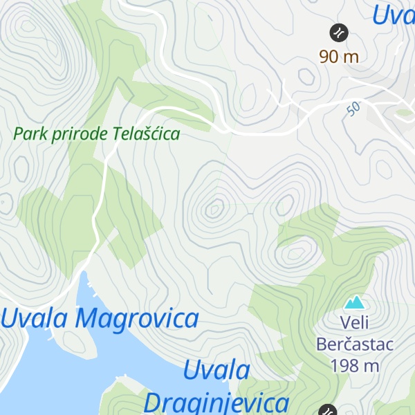 Map of Koženjak