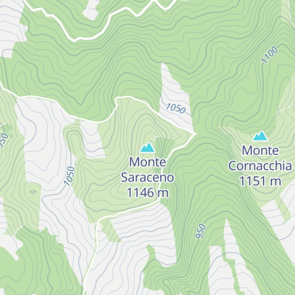 Map of Monte Saraceno