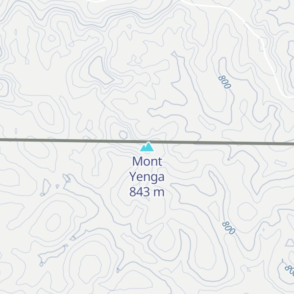 Map of Mont Yenga