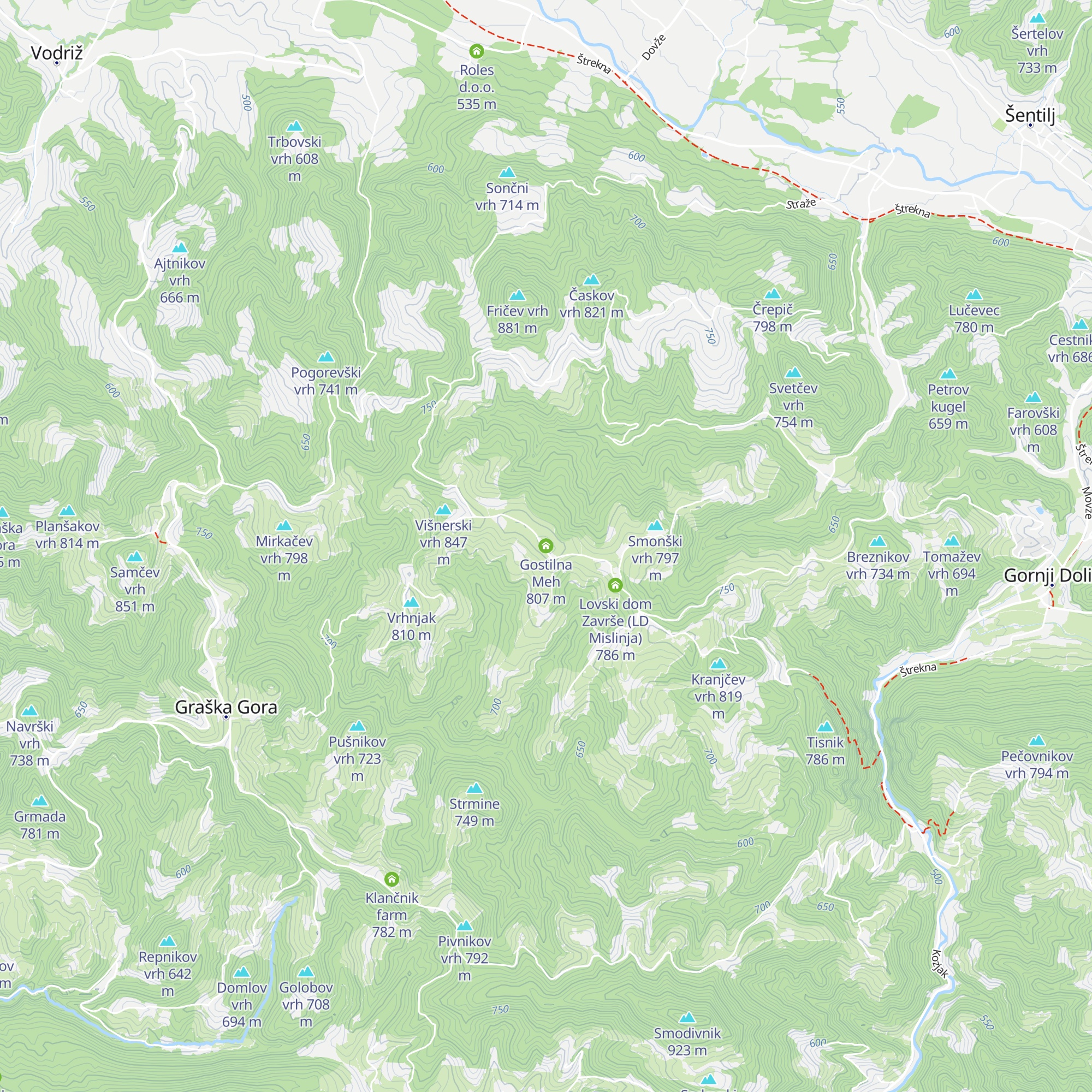 Gostilna Meh map