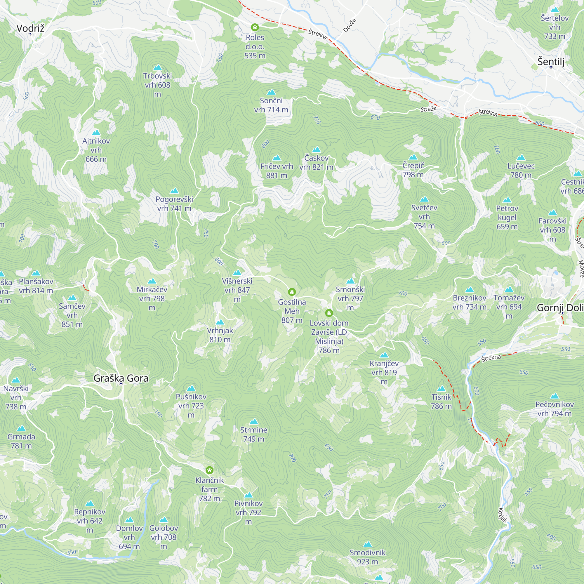 Gostilna Meh map