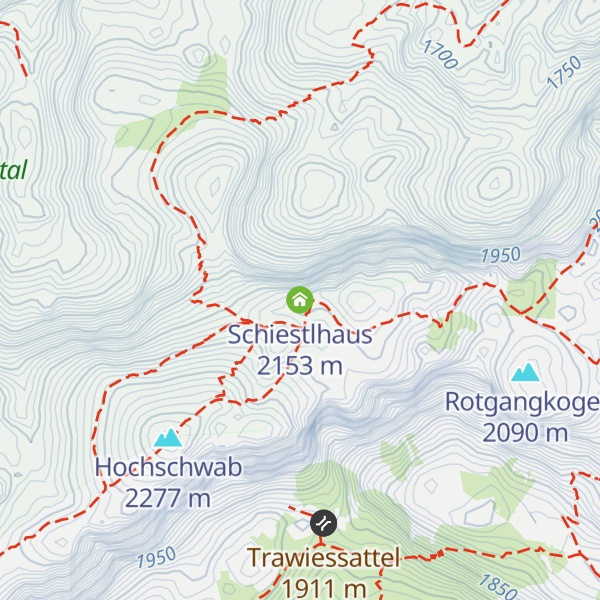 Map of Schiestlhaus