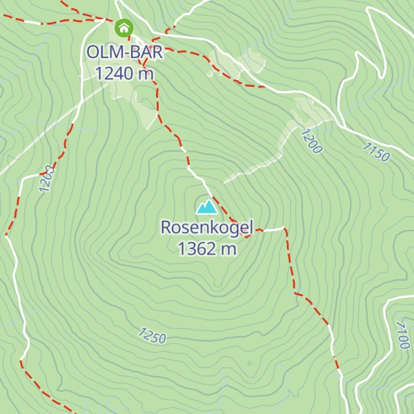 Map of Rosenkogel