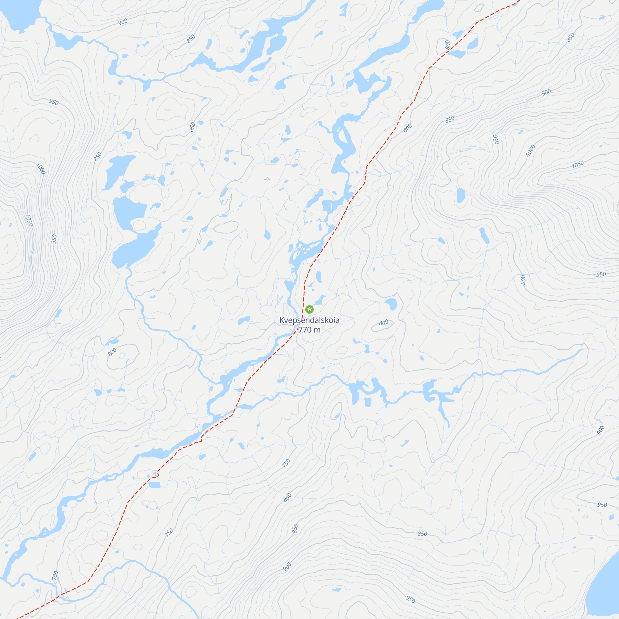 Kvepsendalskoia map