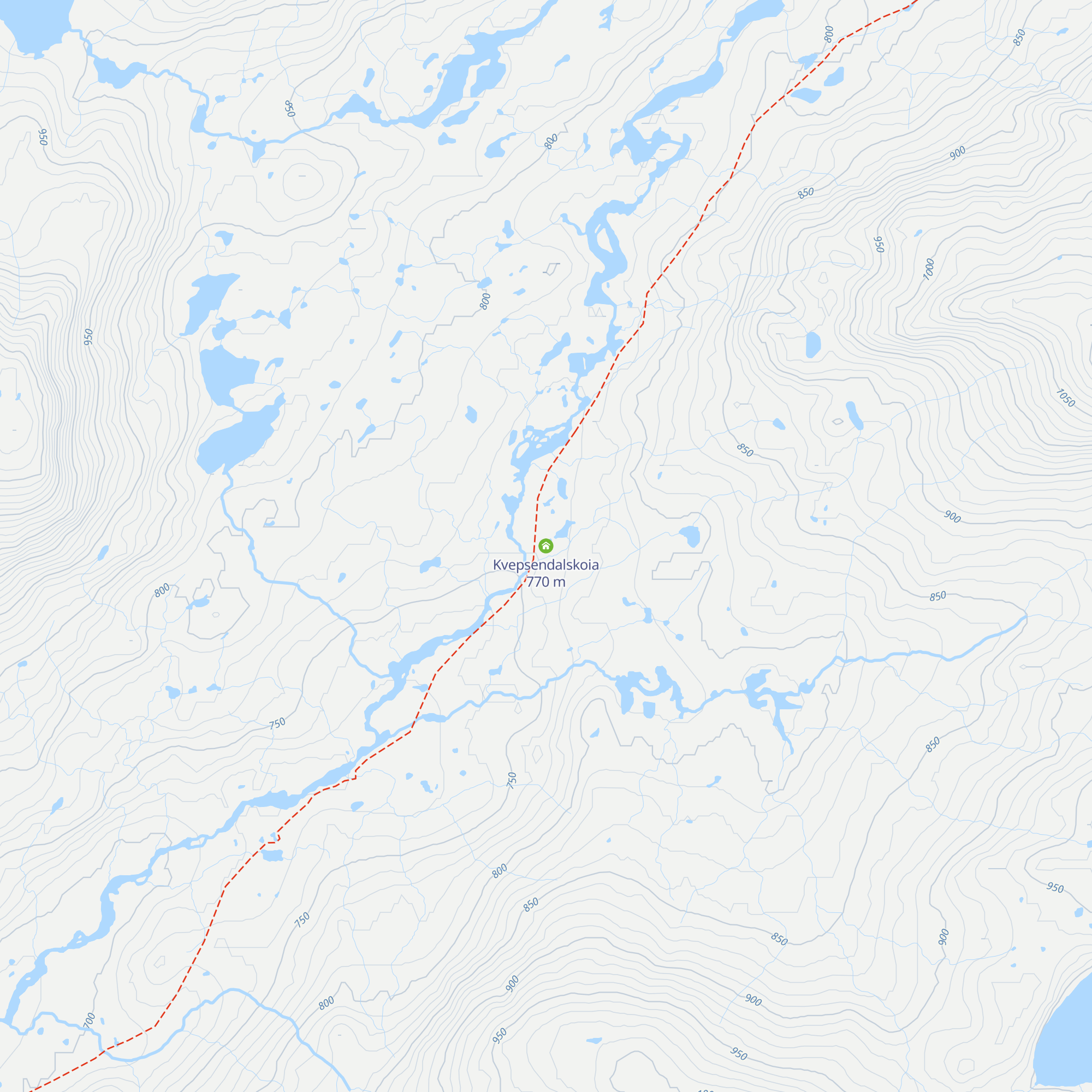 Kvepsendalskoia map