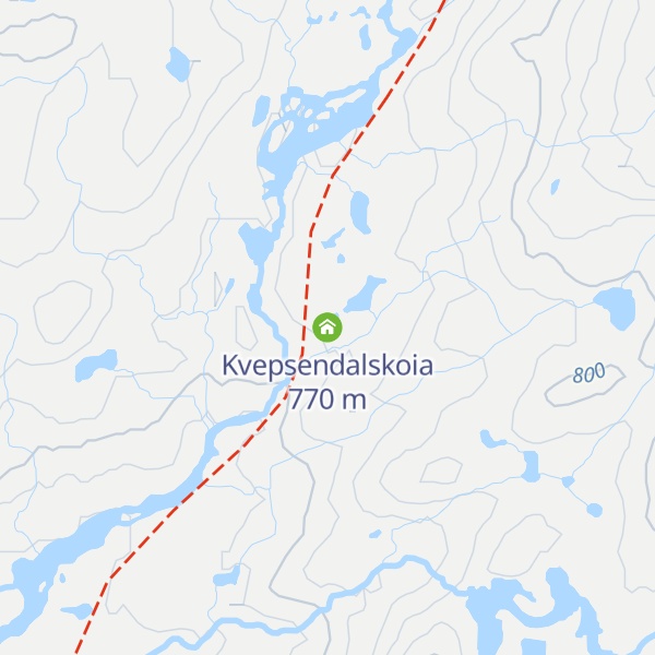 Map of Kvepsendalskoia
