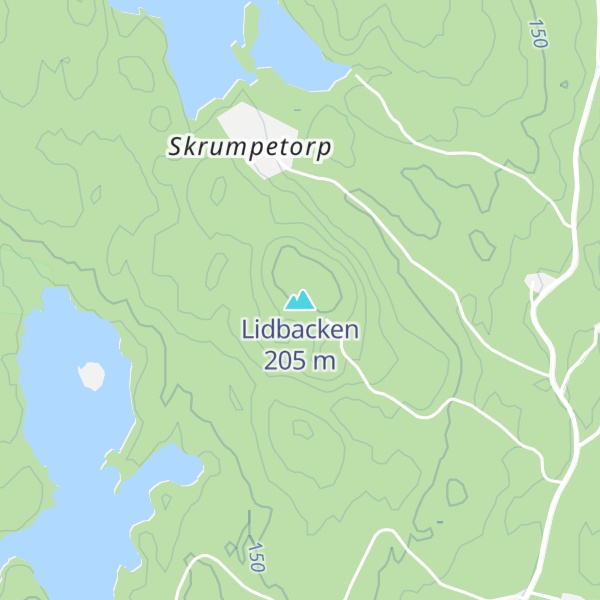 Map of Lidbacken