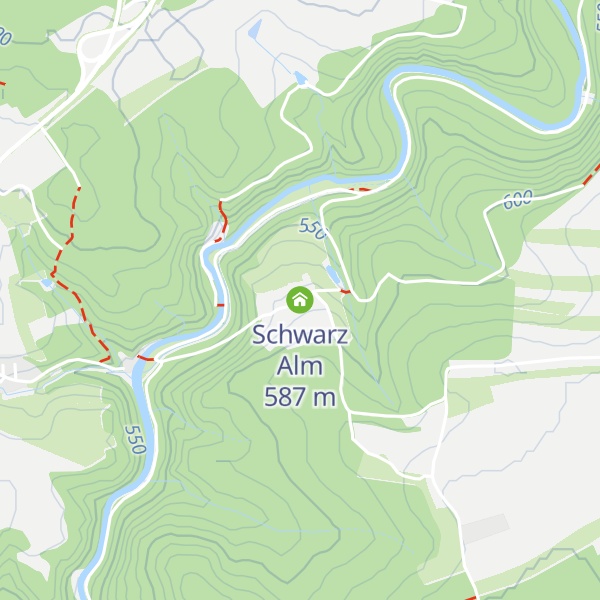 Map of Schwarz Alm