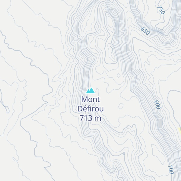 Map of Mont Défirou
