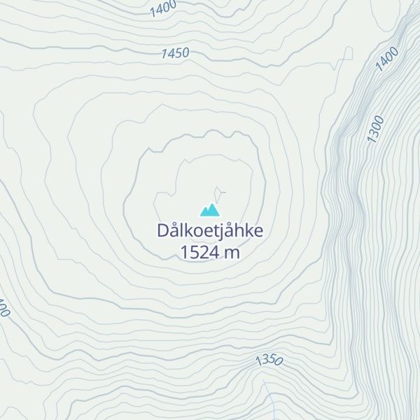 Map of Dålkoetjåhke