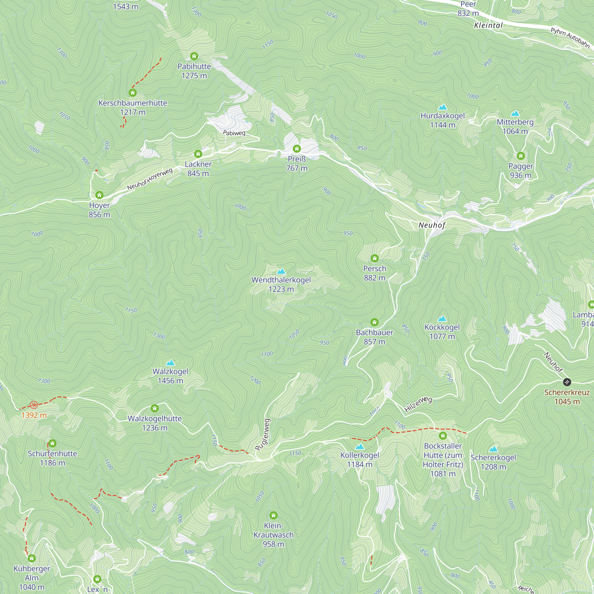 Wendthalerhütte map