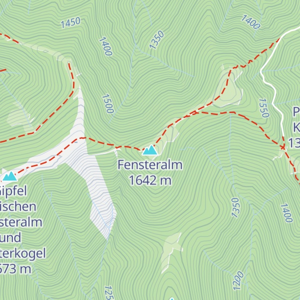 Map of Fensteralm