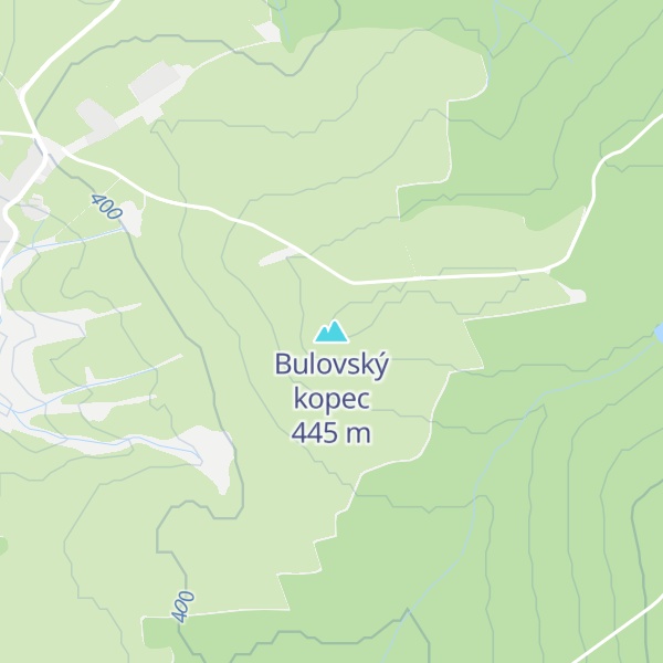 Map of Bulovský kopec
