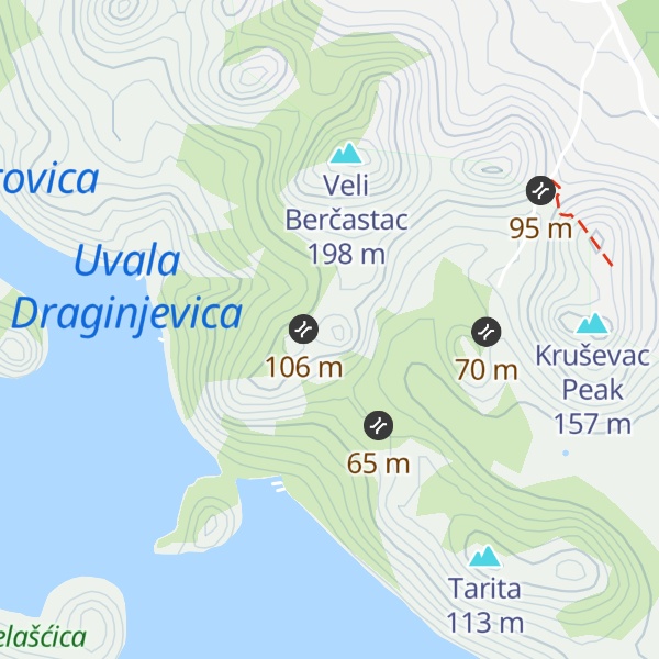 Map of Debela grba
