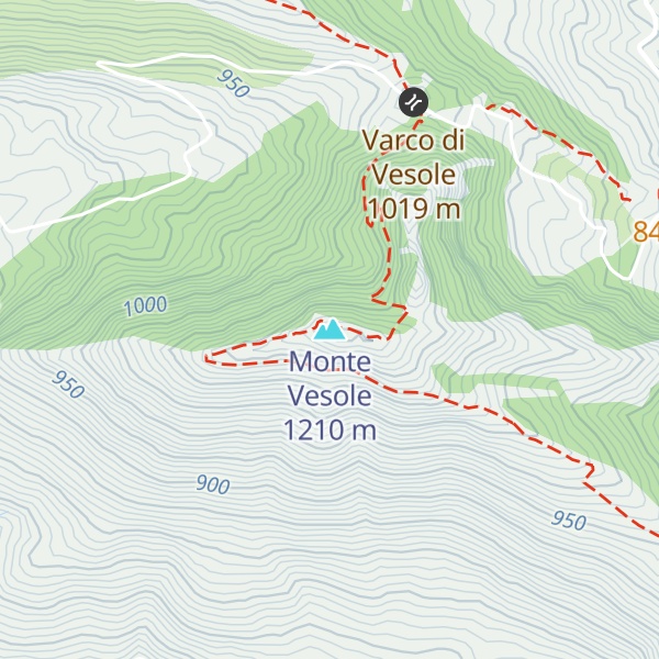 Map of Monte Vesole