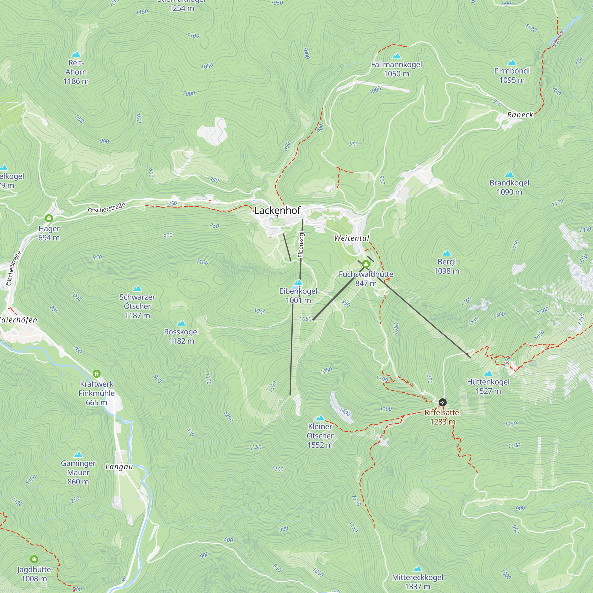 Eibenkoglhütte map