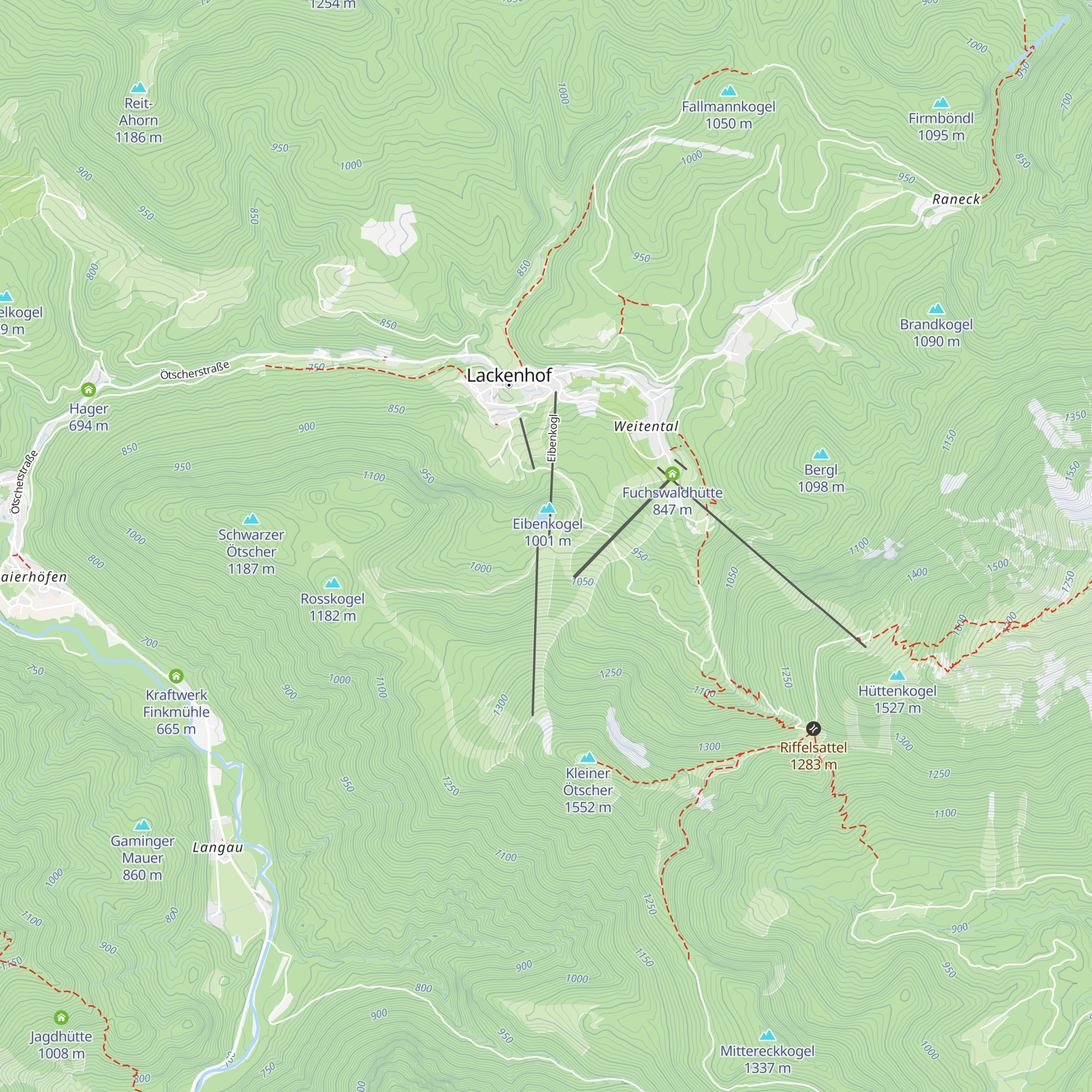 Hubertushütte map