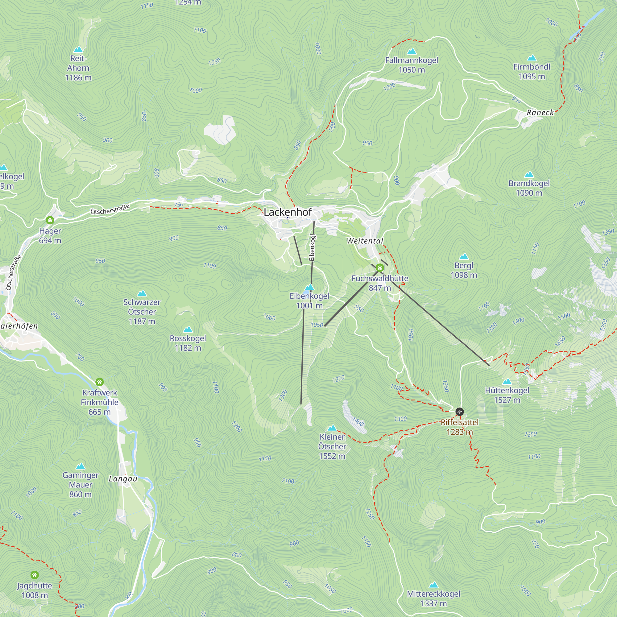Hubertushütte map