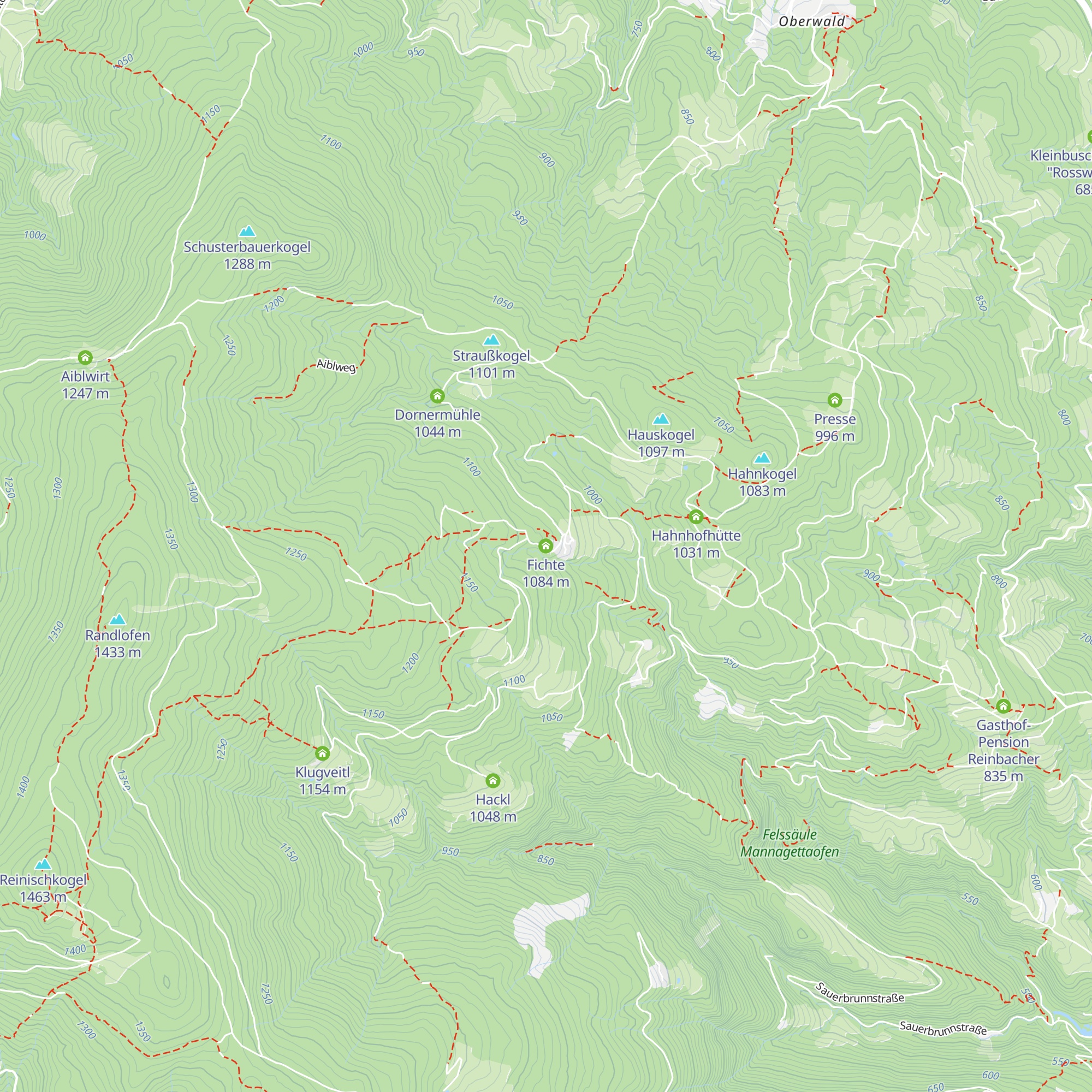 Fichte map