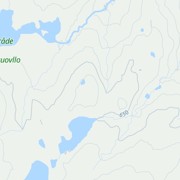 Map of Skjevlfjellet