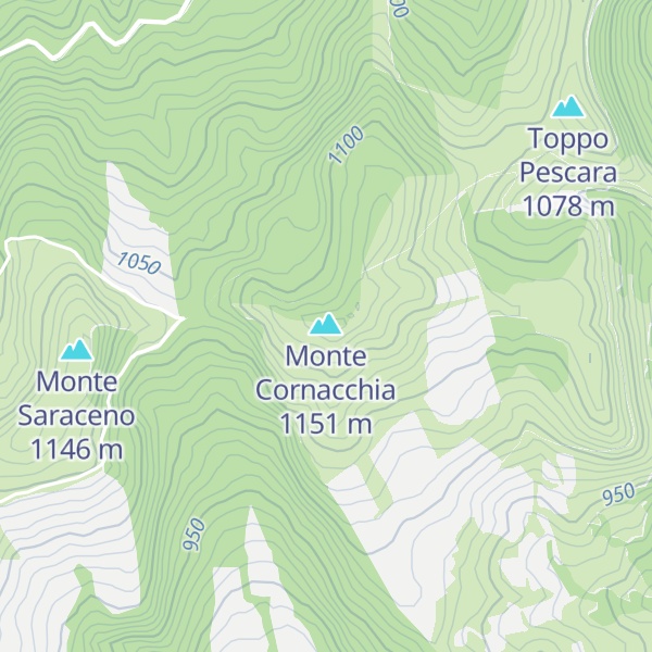 Map of Rifugio di Monte Cornacchia
