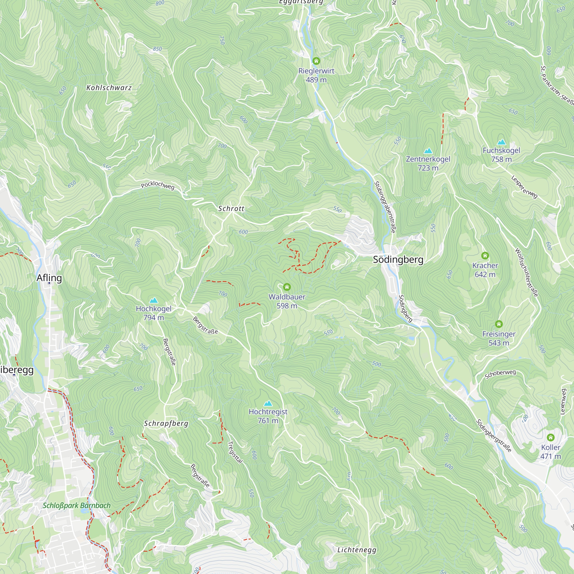 Waldbauer map