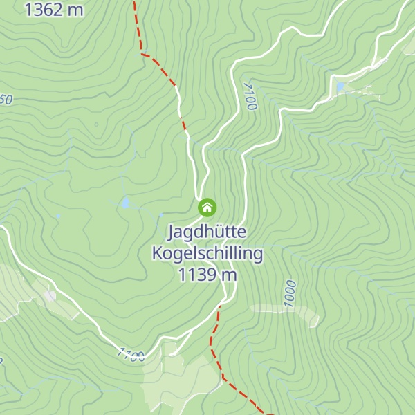 Map of Jagdhütte Kogelschilling