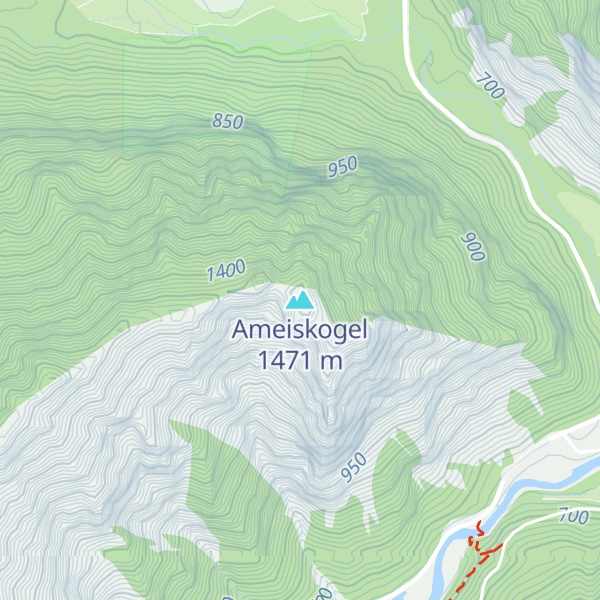 Map of Ameiskogel