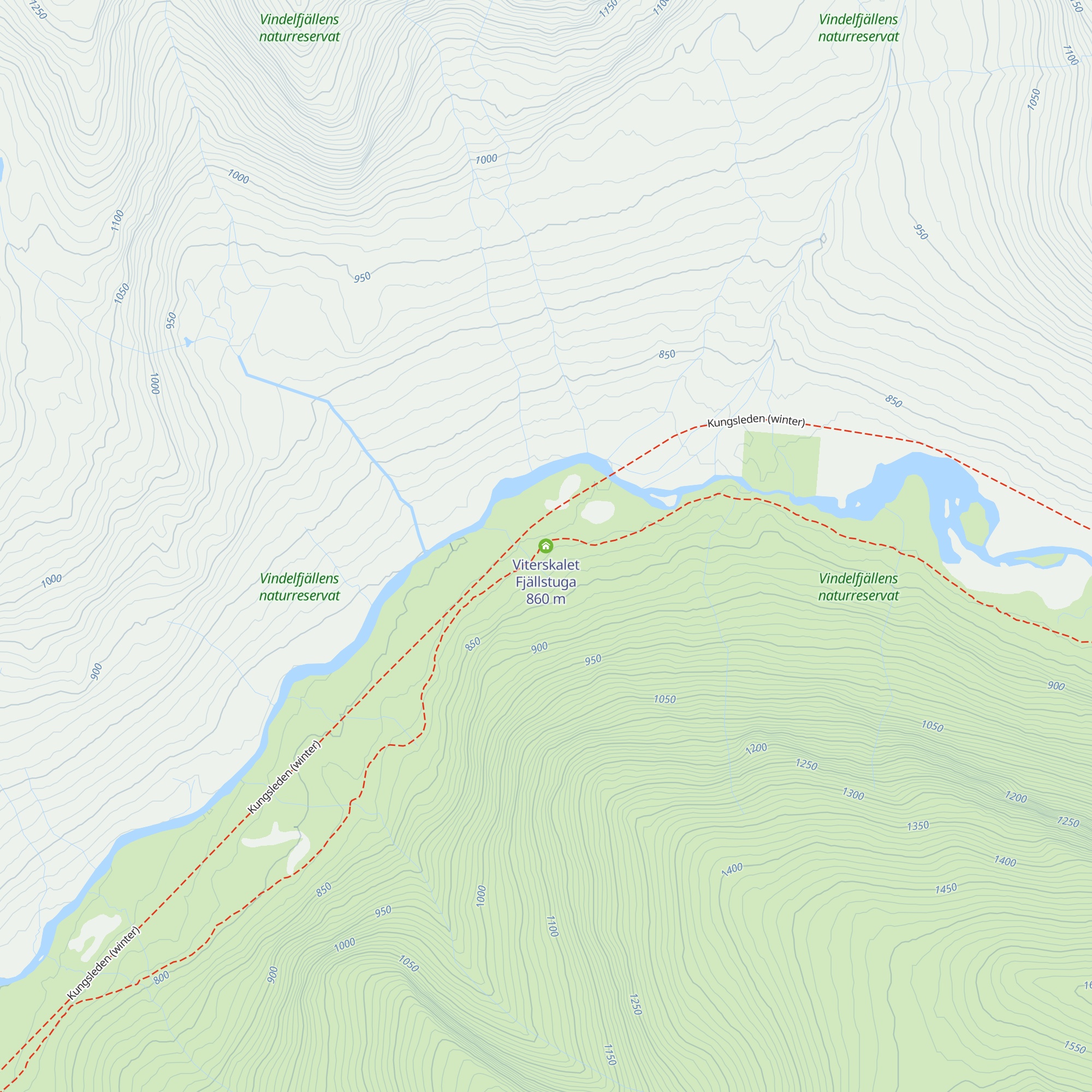Viterskalet Fjällstuga map