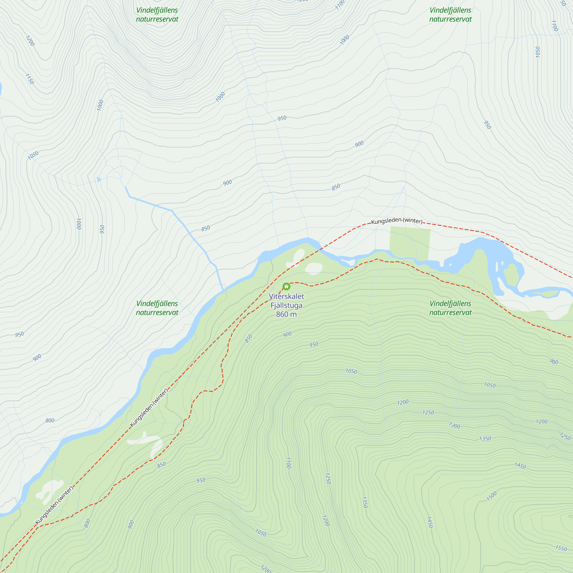 Viterskalet Fjällstuga map